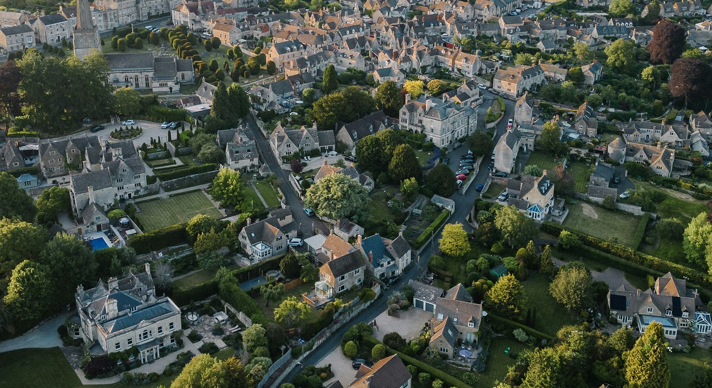 The Cotswolds Aerial View