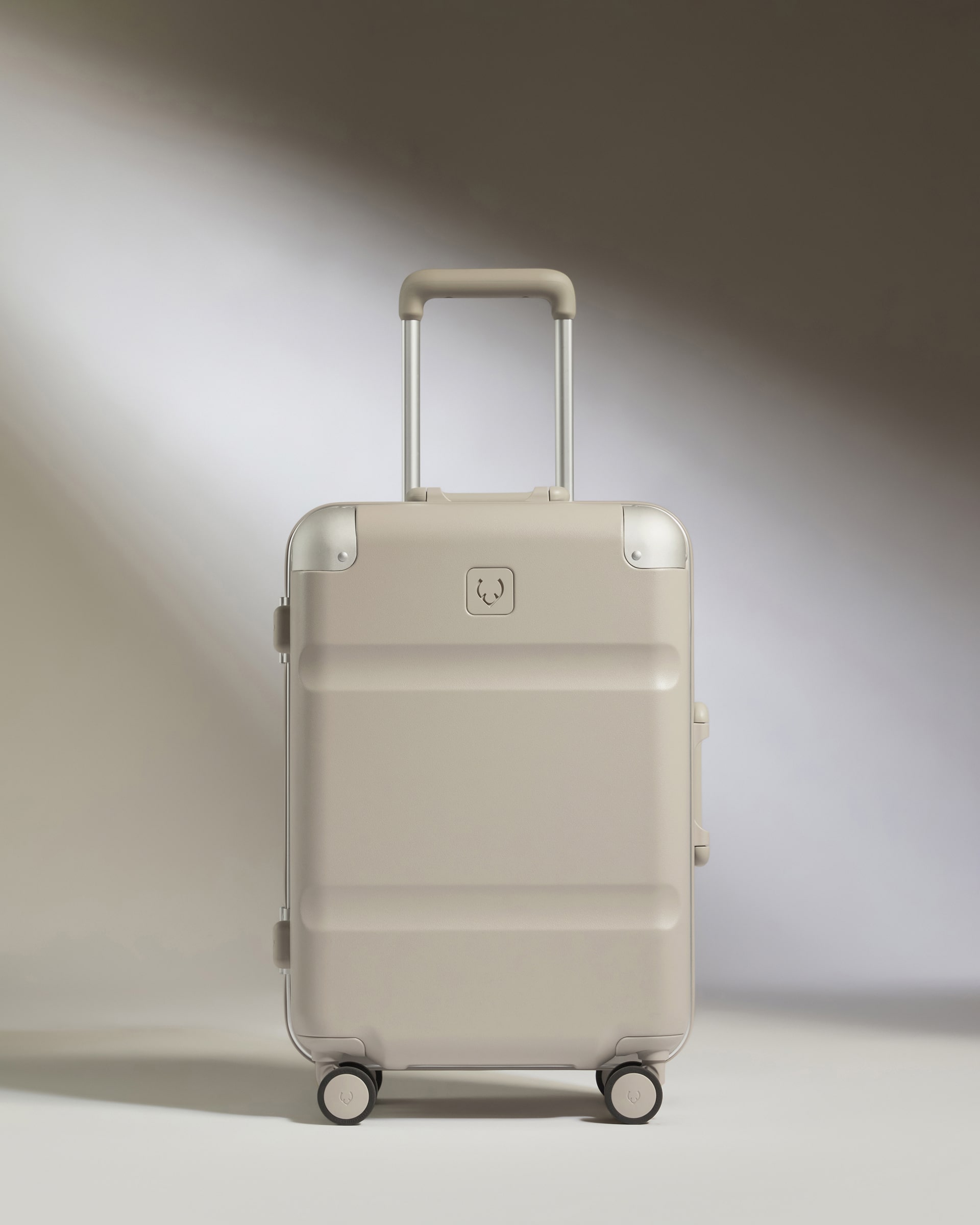 Carry-On Luggage in Sandstone - Heritage Stripe