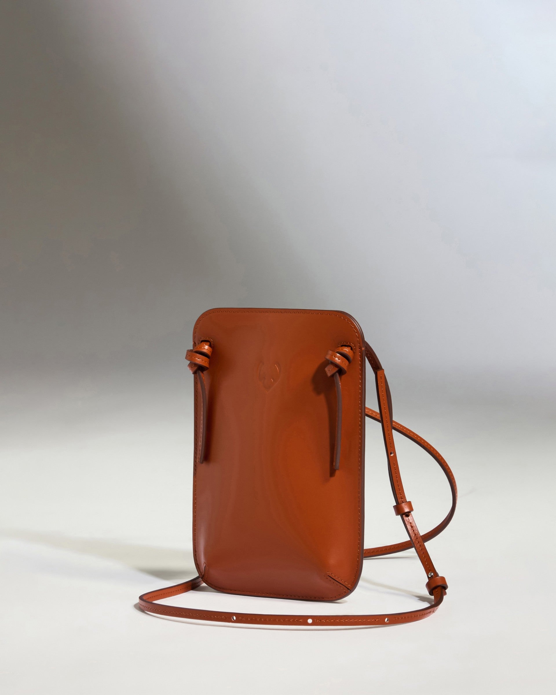 Crossbody Bag in Tan Leather - Heritage Collection