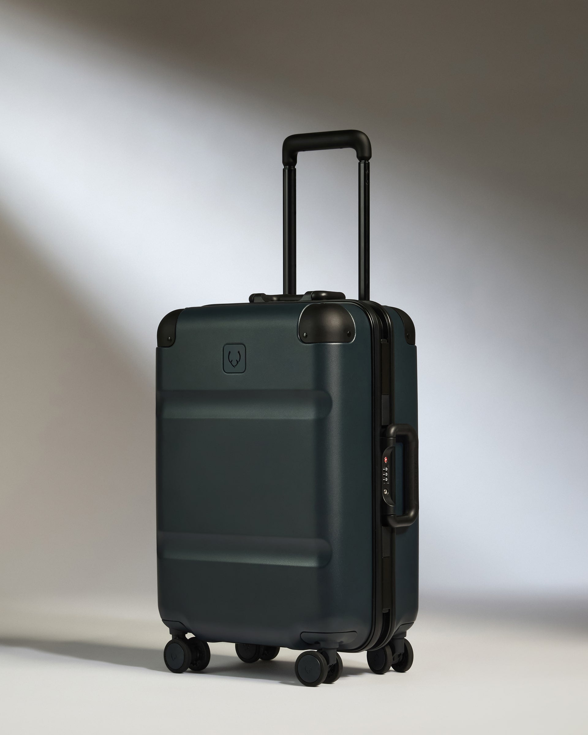 Carry-On Luggage in Basalt Navy - Heritage Stripe