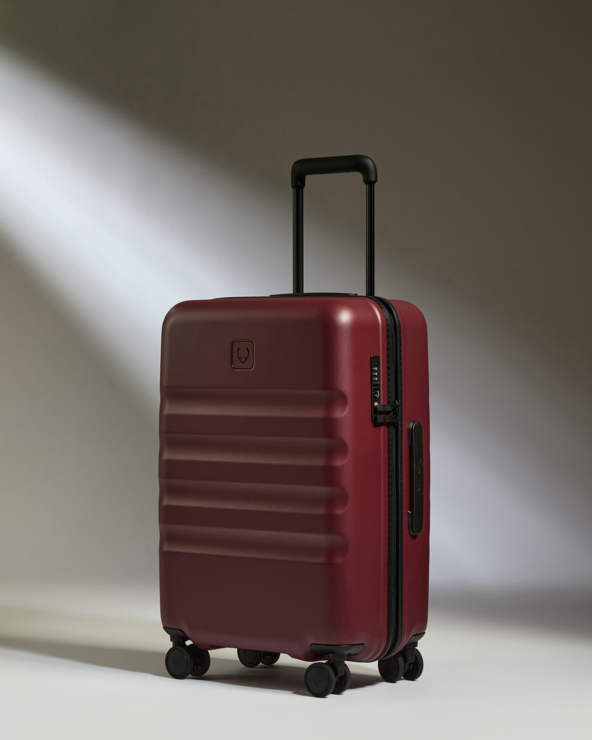Large Carry-on Luggage Set in Cedar Red - Icon Stripe
