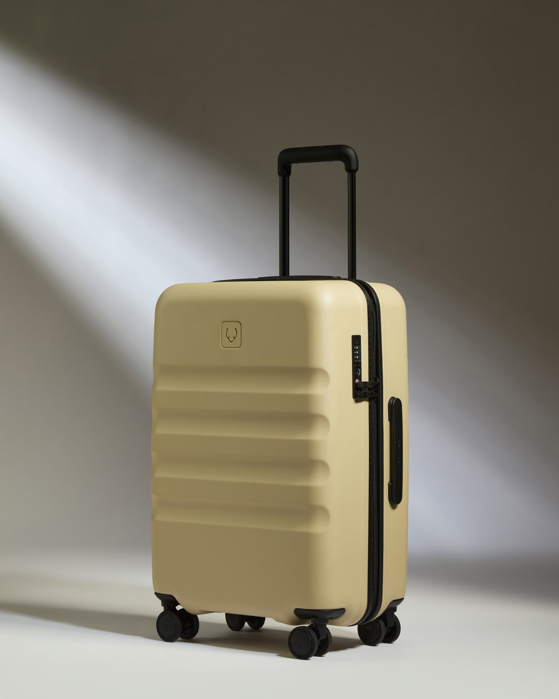 Large Carry-on Luggage Set in Dune Yellow - Icon Stripe