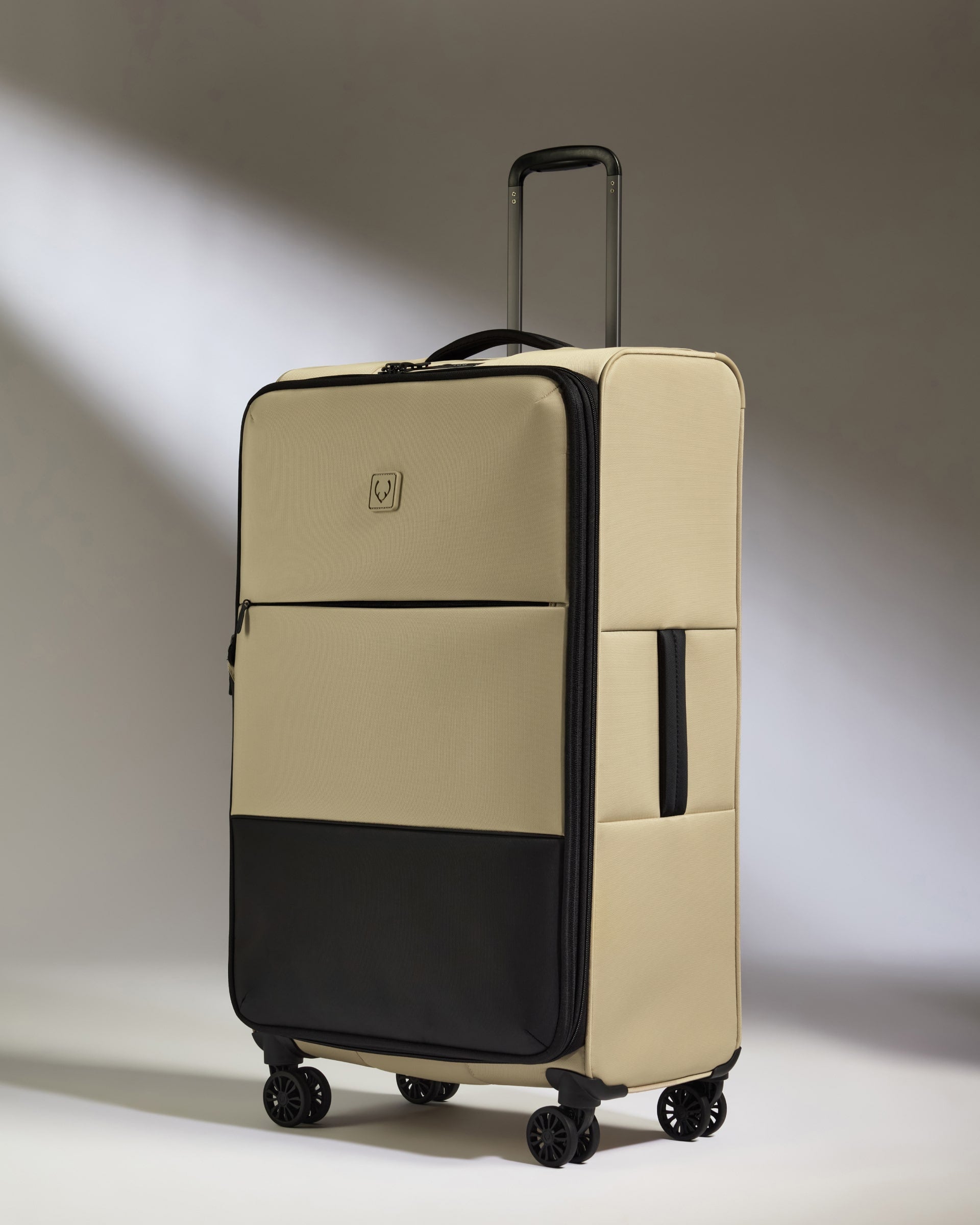 Lightest Expandable Carry-on Luggage Set in Sand - Soft Stripe 2.0