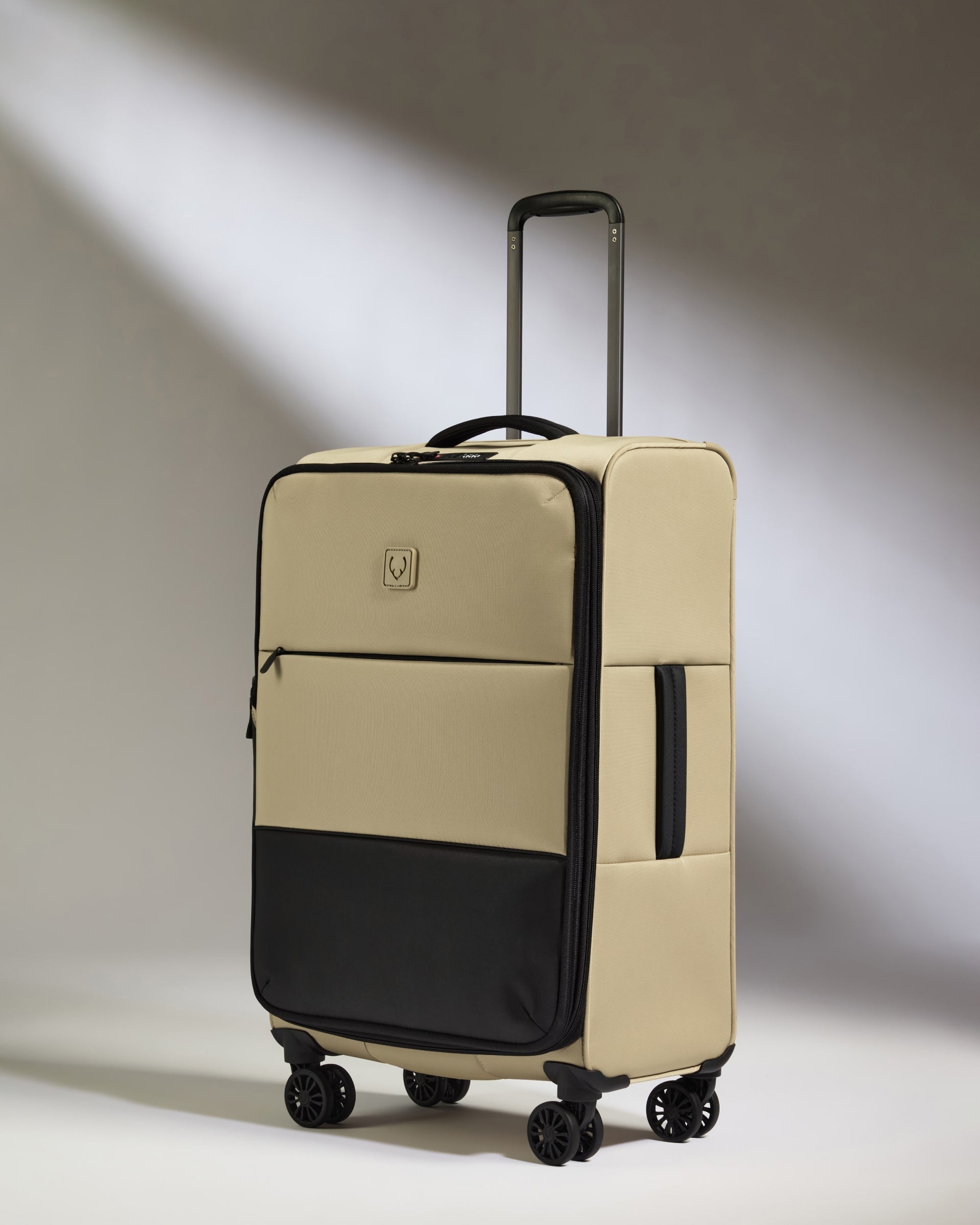 Lightest Expandable Carry-on Luggage Set in Sand - Soft Stripe 2.0
