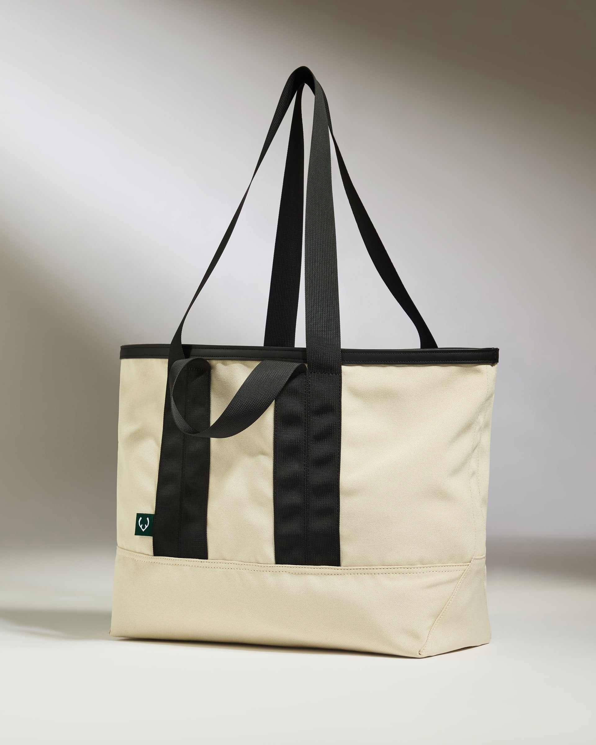 Reversible Tote Bag in Cream/Black - Summer Capsule