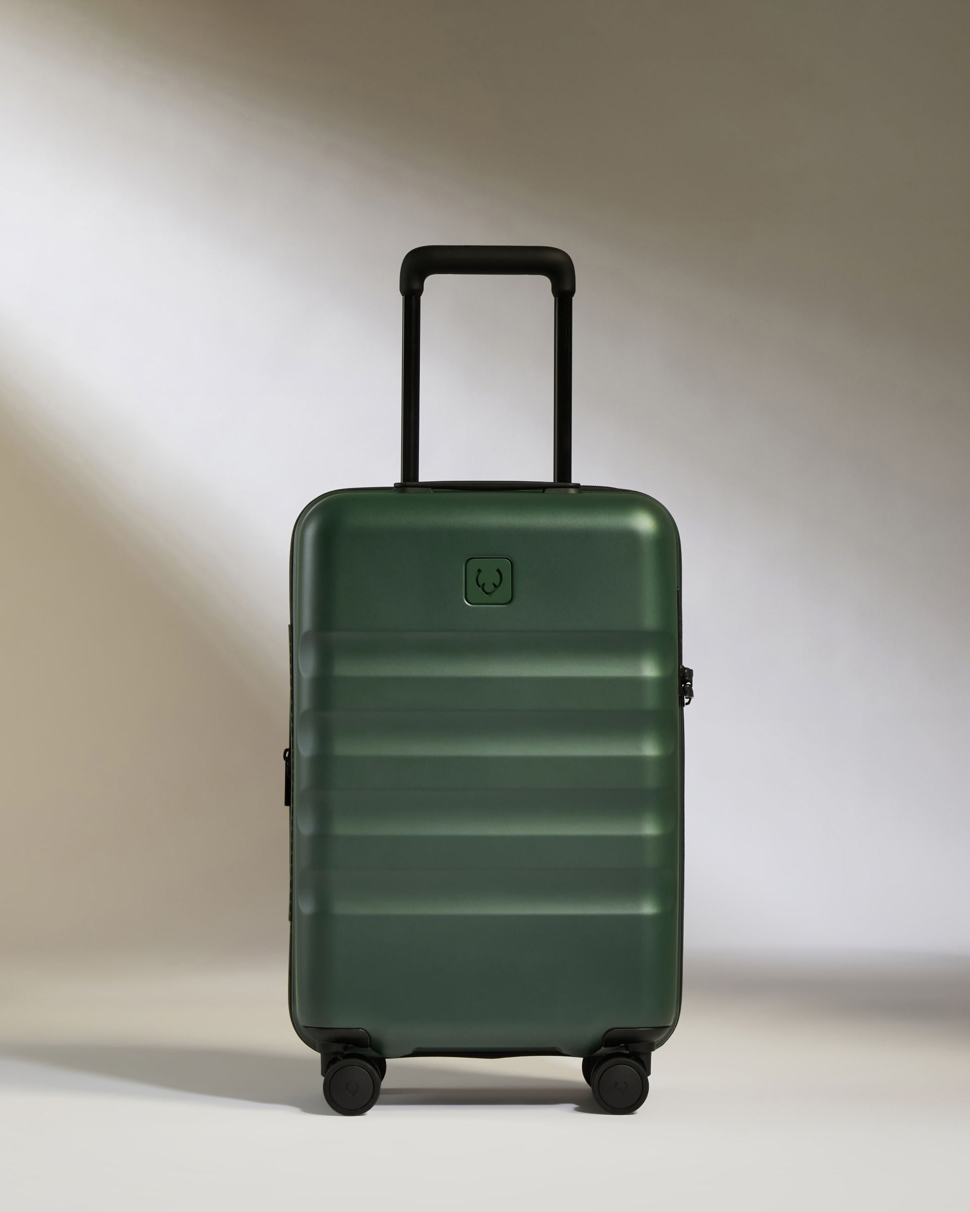 Expandable Carry-on Luggage Set in Antler Green - Icon Stripe