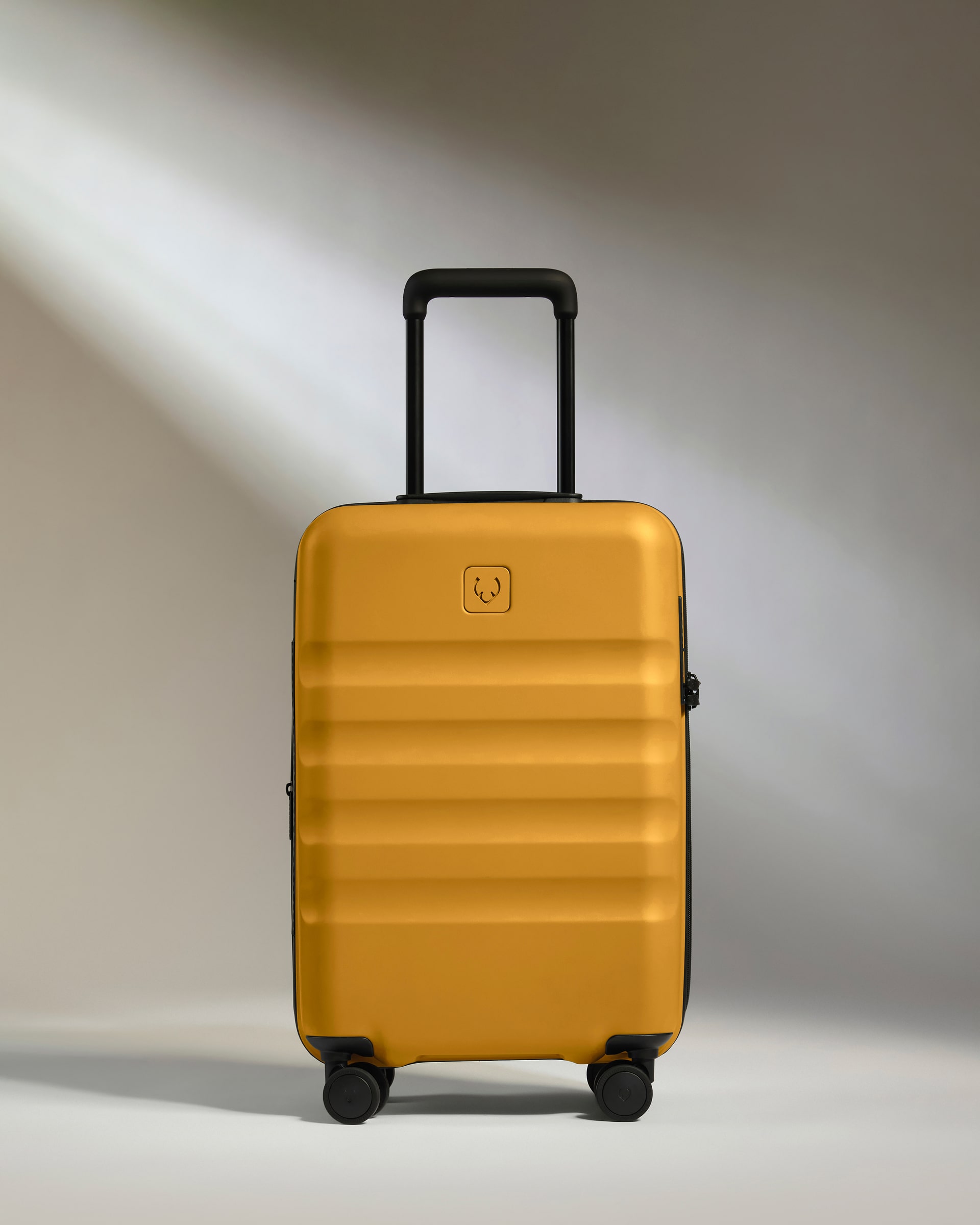 Expandable Carry-on Luggage in Mustard Yellow - Icon Stripe