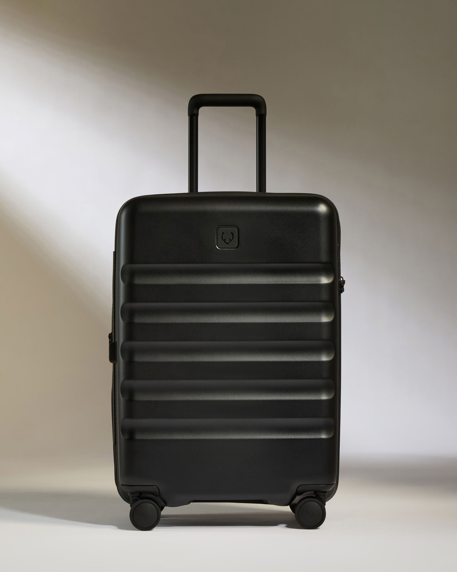 Large Carry-on Luggage Set in Black - Icon Stripe