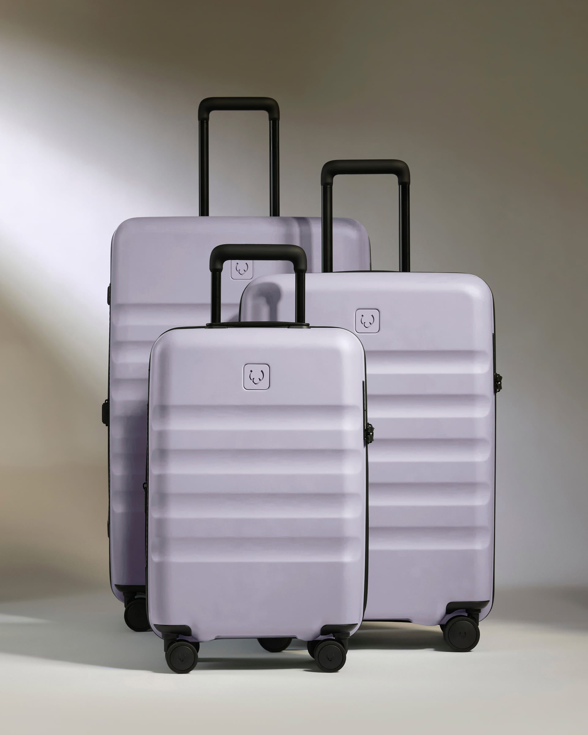 Expandable Carry-on Luggage Set in Meadow Purple - Icon Stripe