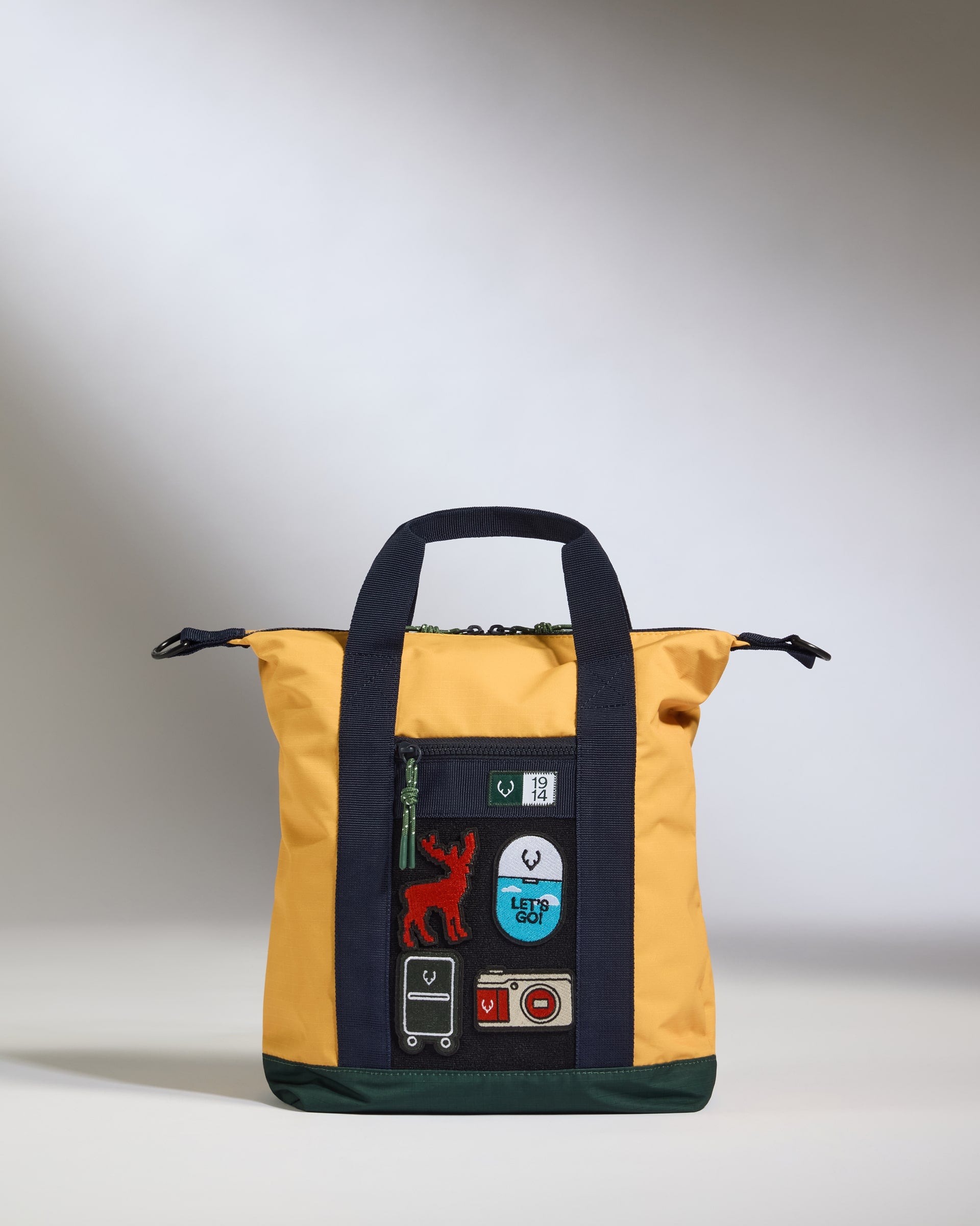 Kids Essential Backpack in Mustard Yellow