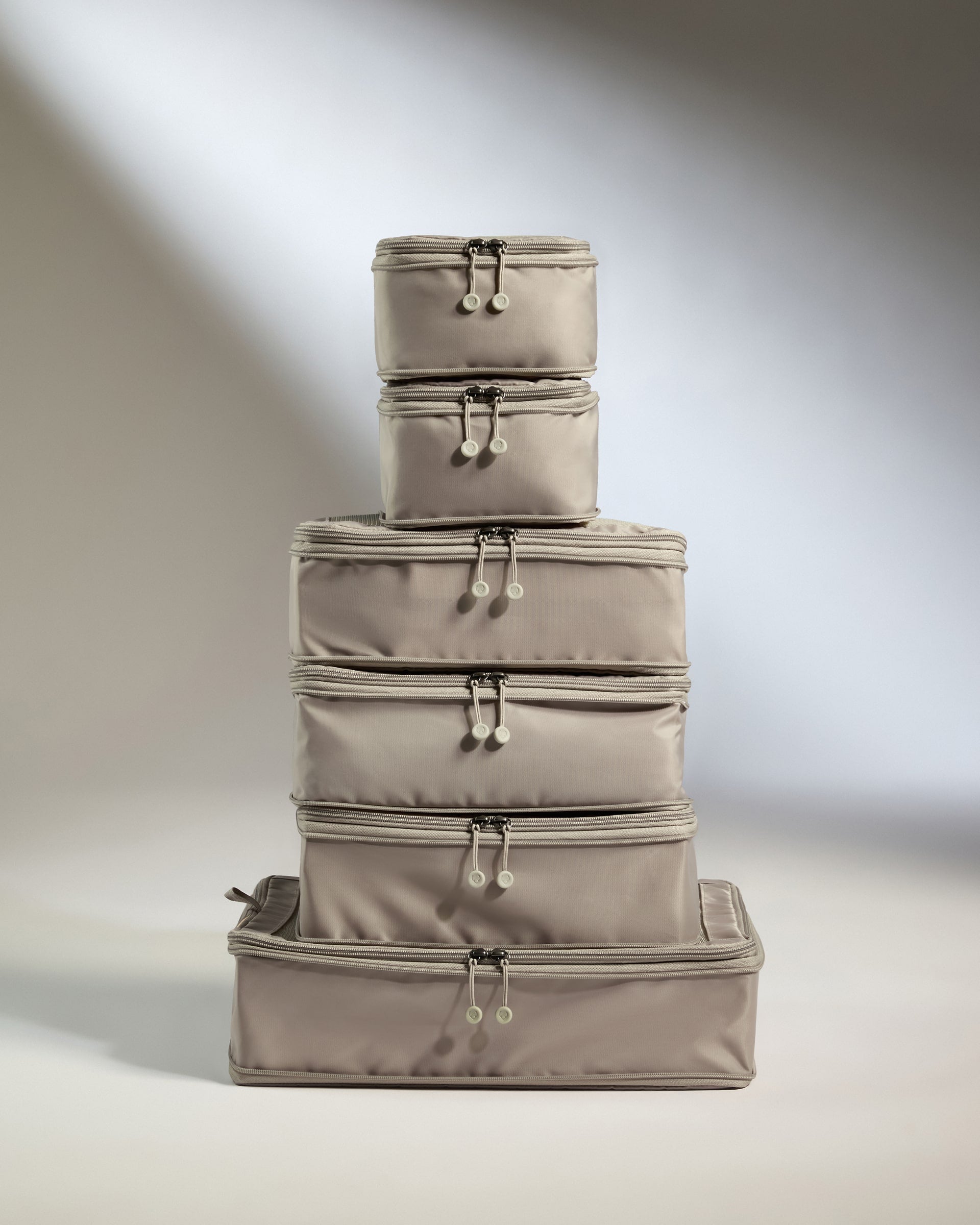 Packing Cubes in Taupe - Set of 6