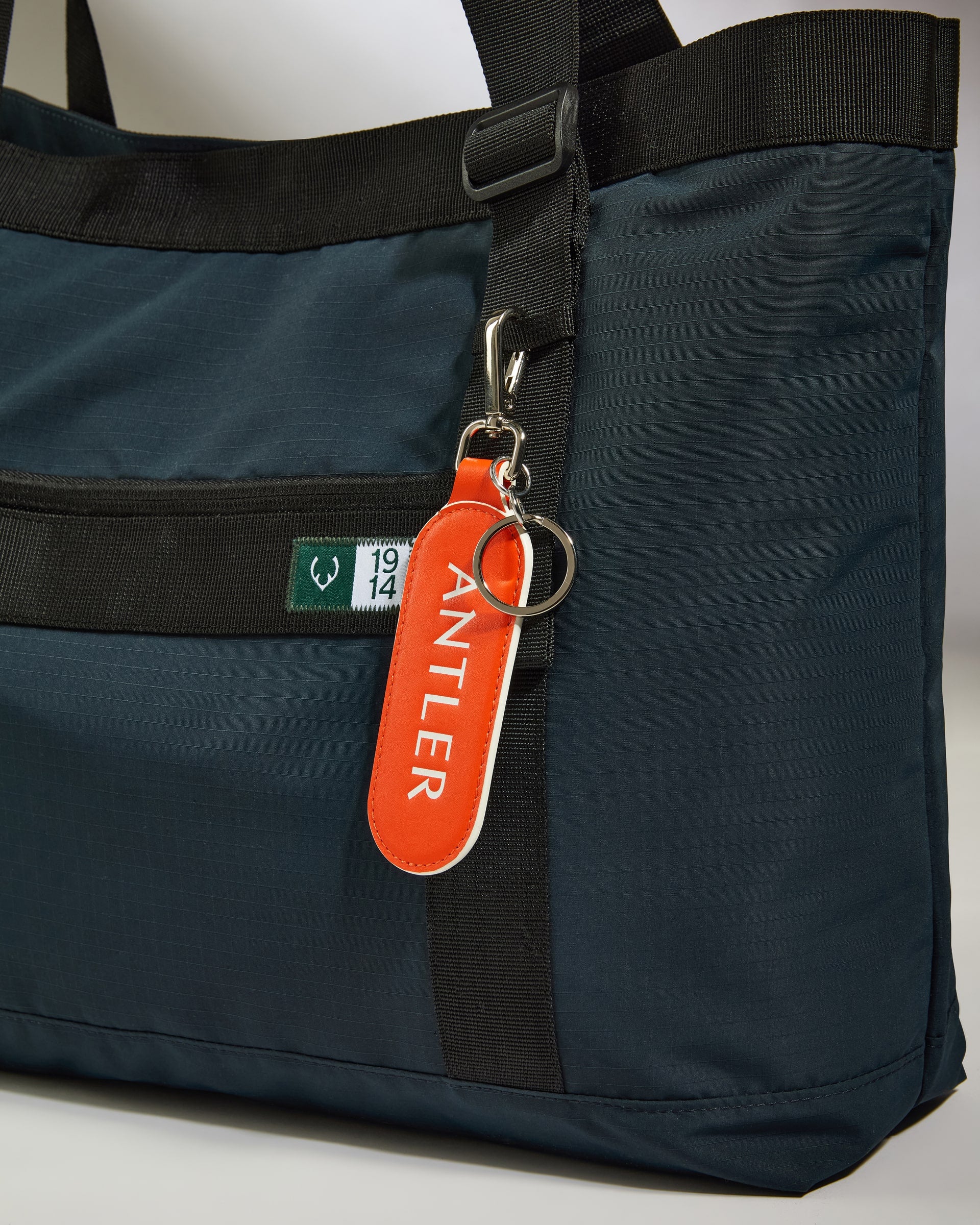 Leather Keyring in Coral - Summer Capsule