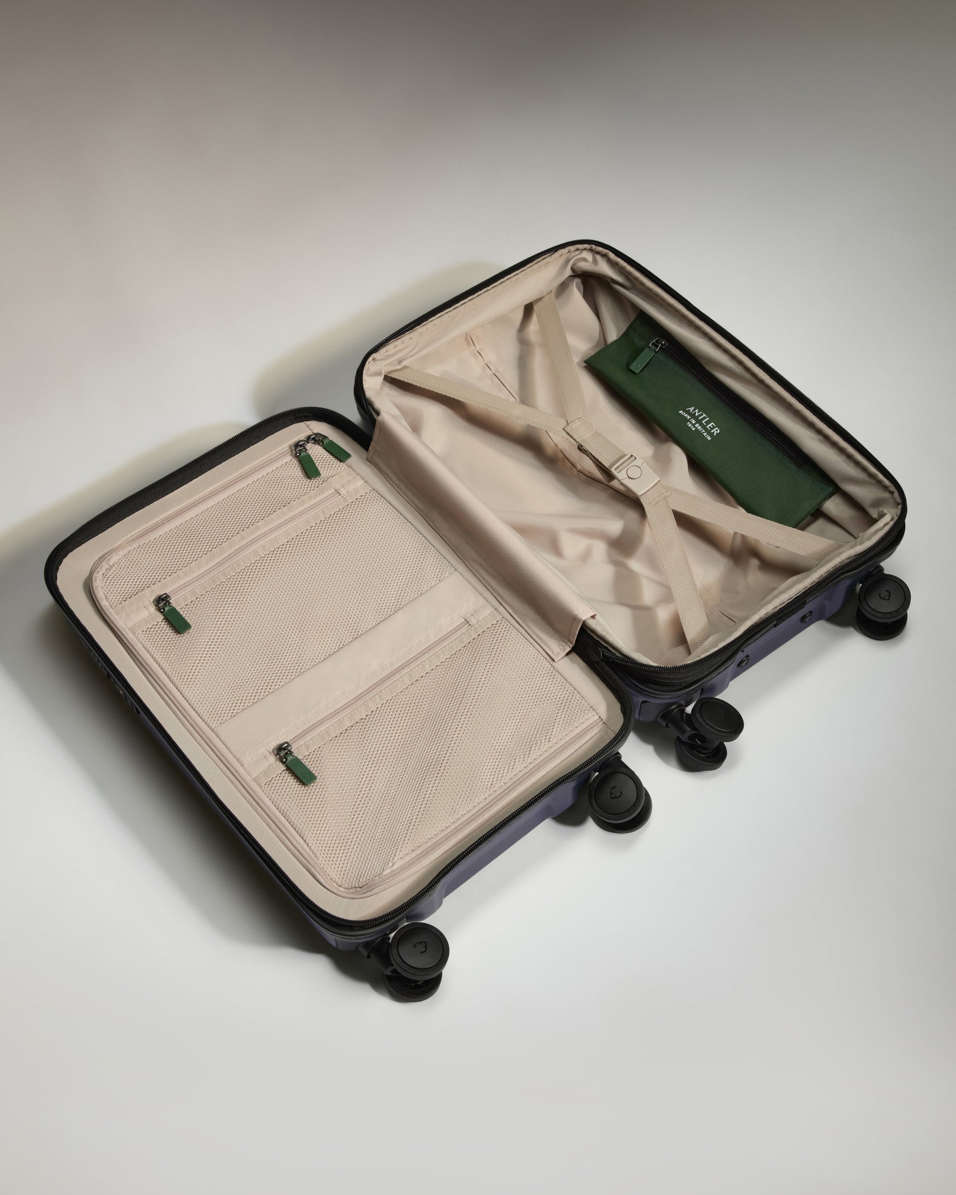 Large Carry-on Luggage Set in Indigo Blue - Icon Stripe