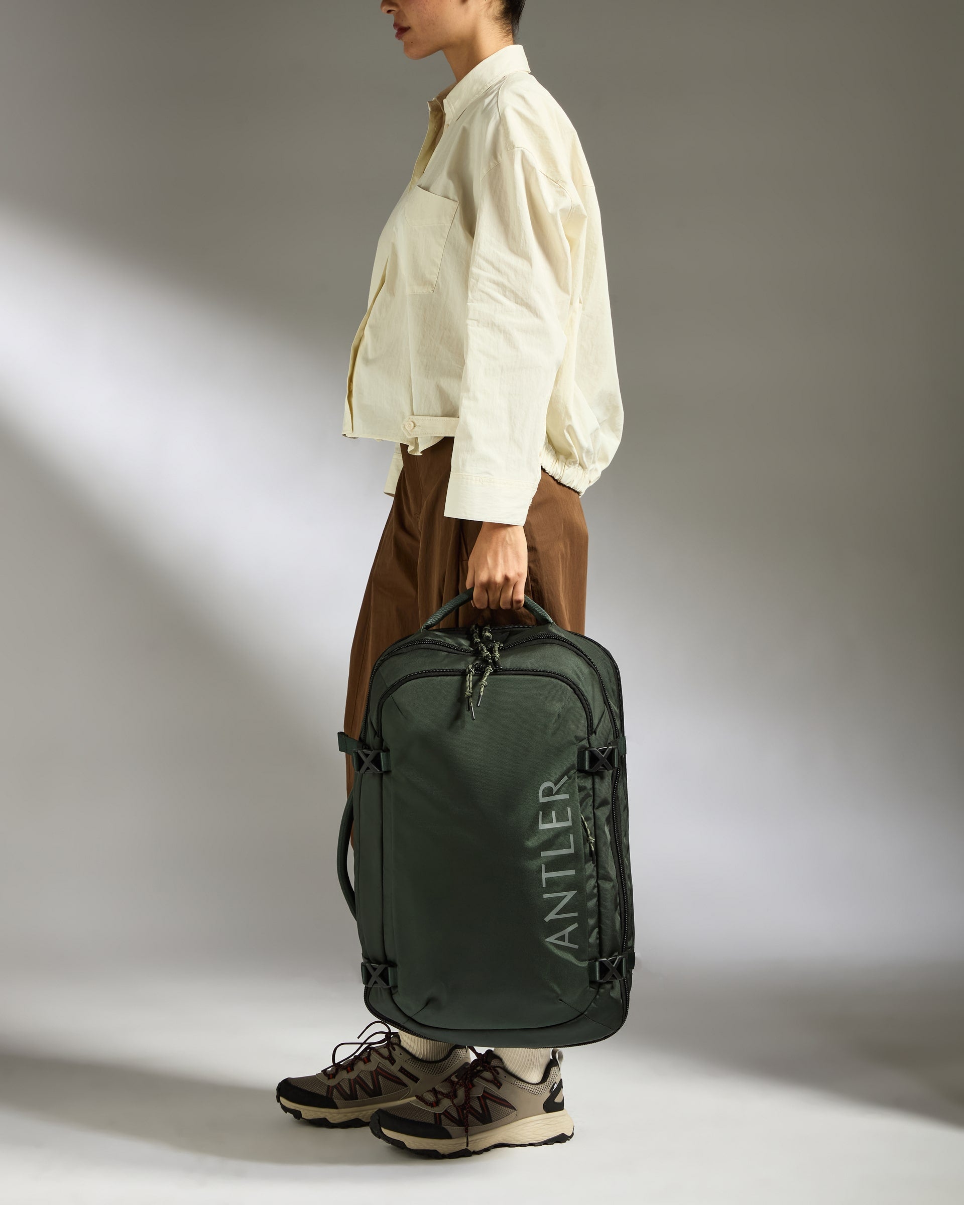 Discovery 45L Backpack in Dark Forest Green