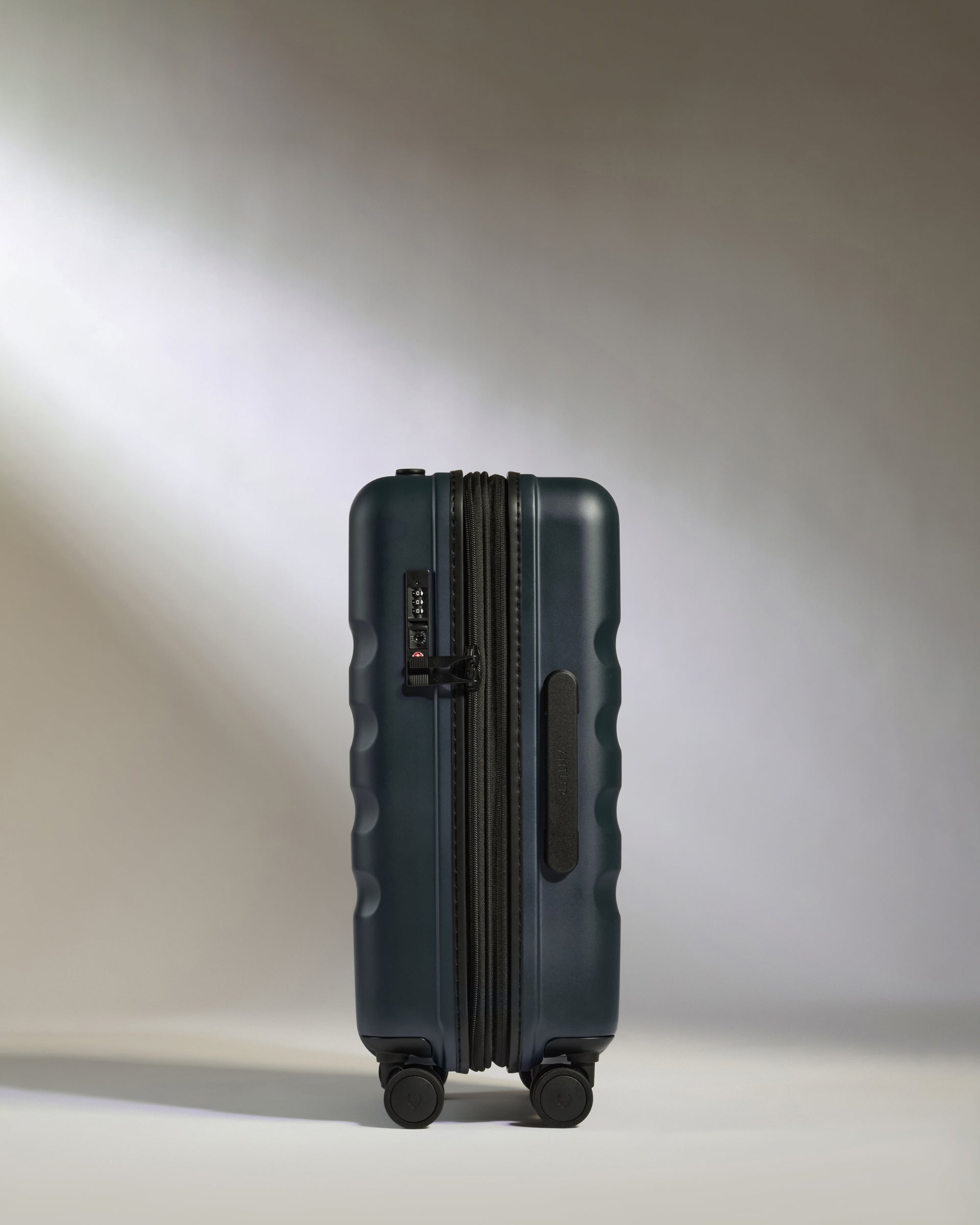 Expandable Carry-on Luggage in Indigo Blue - Icon Stripe