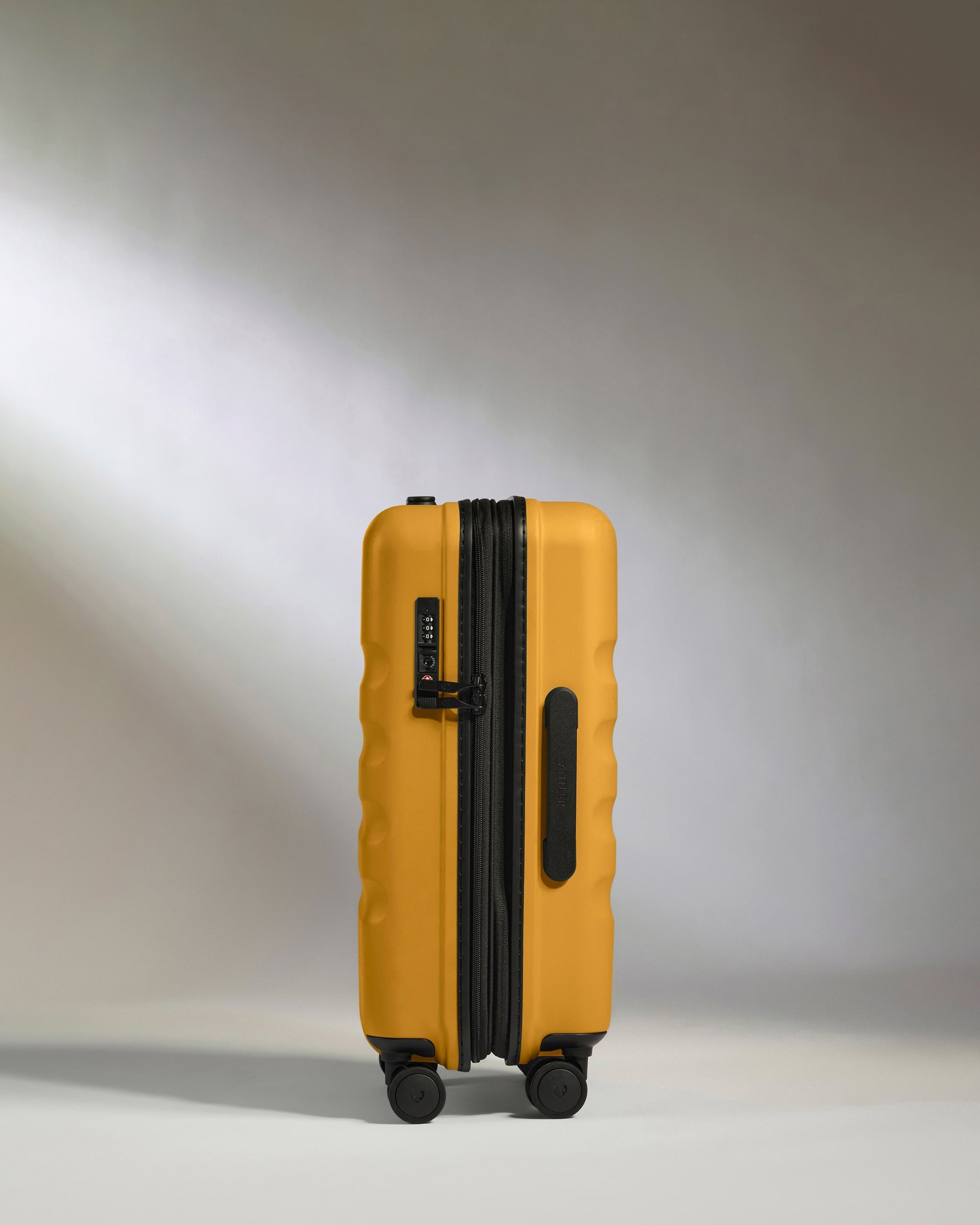 Expandable Carry-on Luggage in Mustard Yellow - Icon Stripe