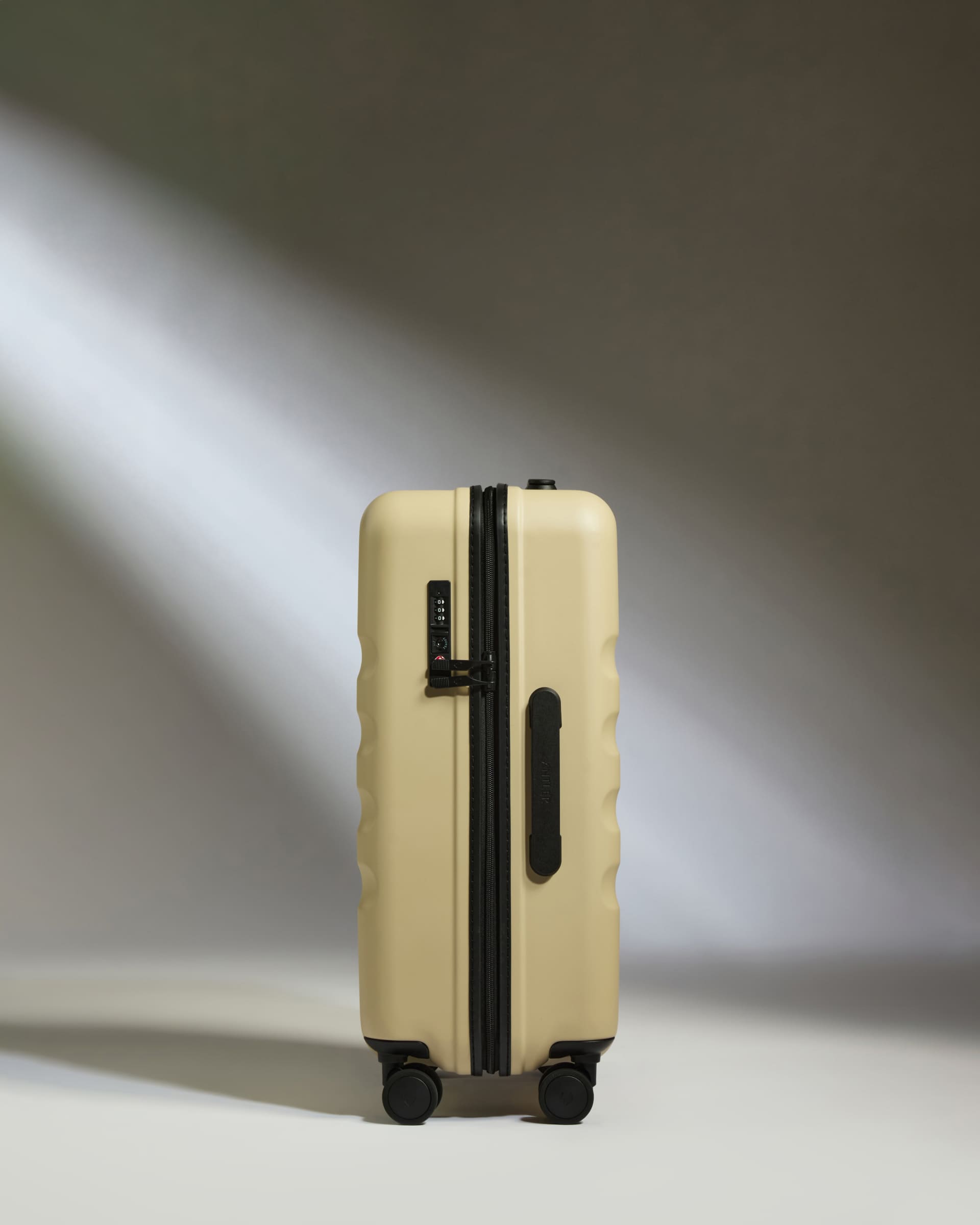 Large Carry-on Luggage in Dune Yellow - Icon Stripe
