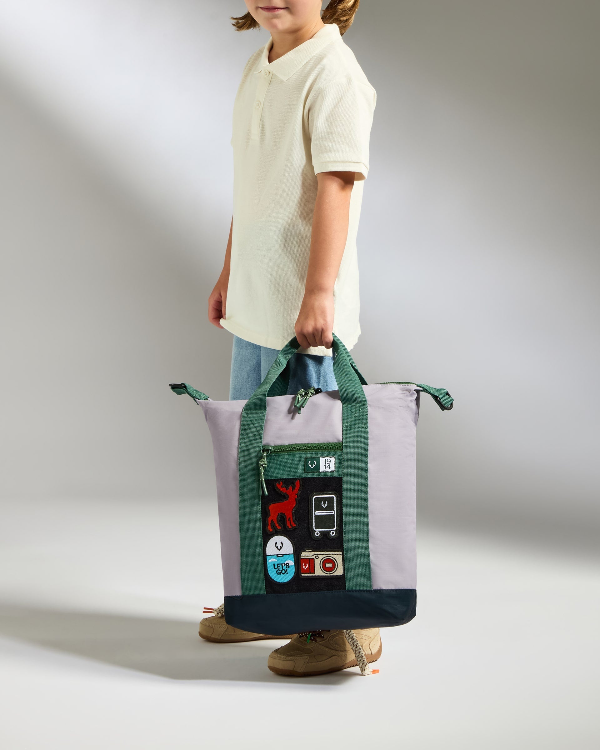 Kids Essential Backpack in Meadow Purple