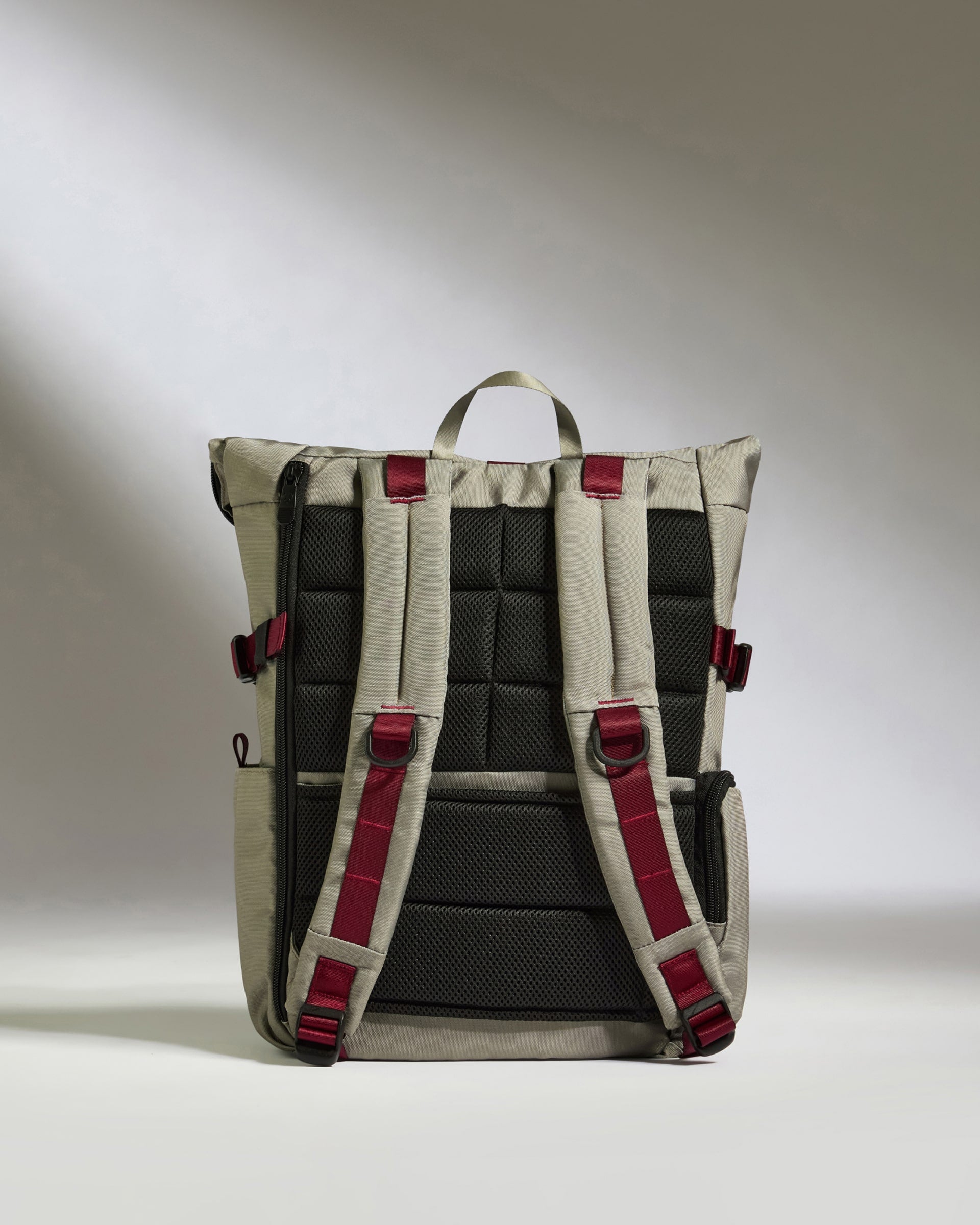 Discovery Roll Top Backpack in Mist Blue