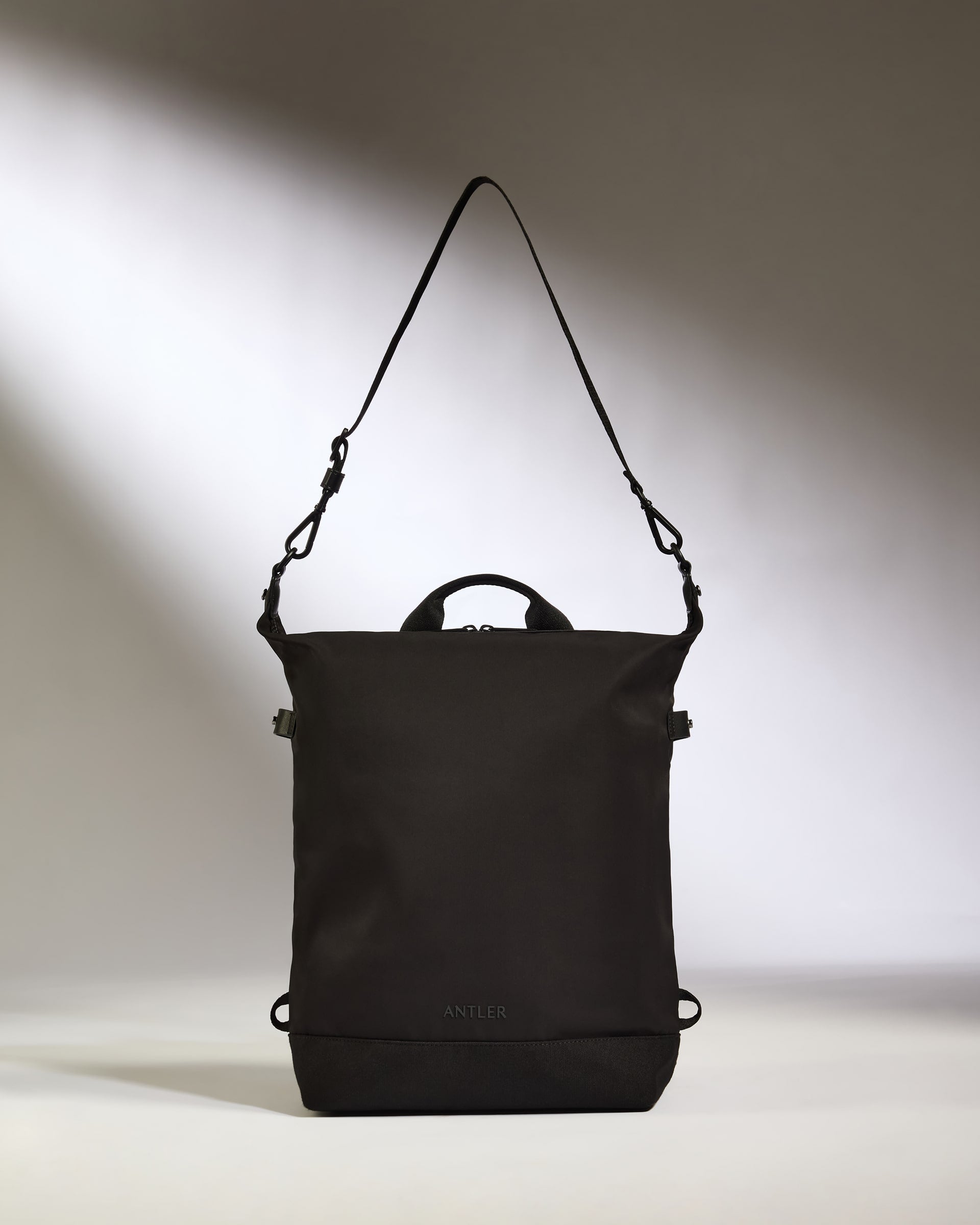 Icon 2-in-1 Tote Backpack in Black