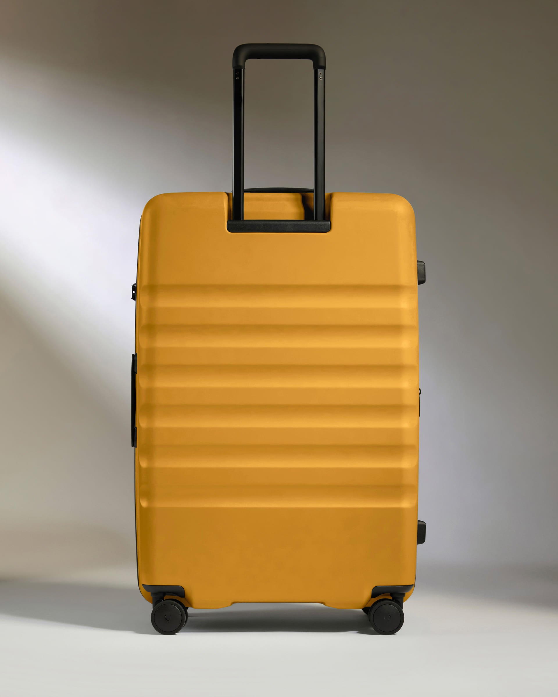 Large Luggage in Mustard Yellow - Icon Stripe