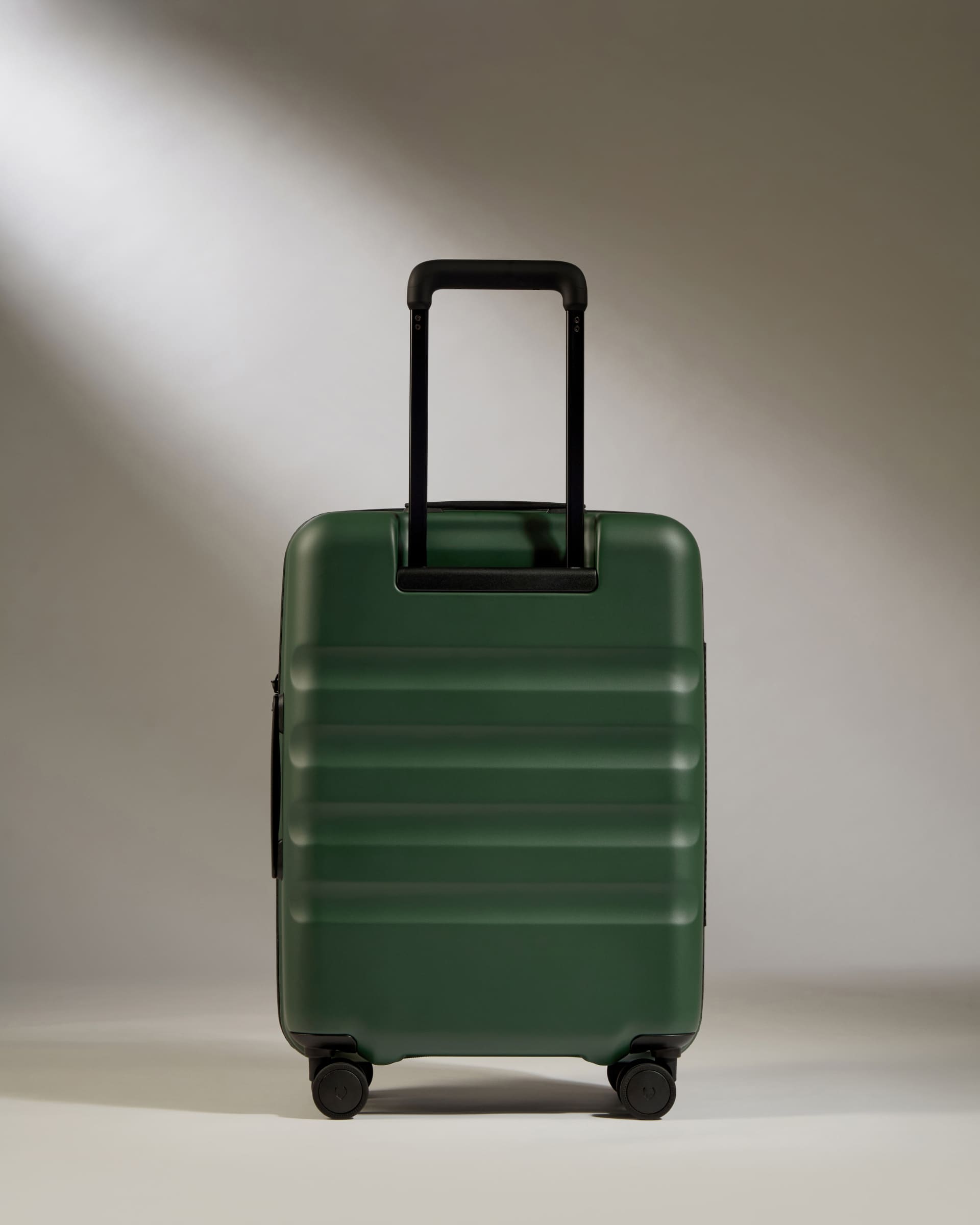 Carry-on with Pocket Luggage in Antler Green - Icon Stripe