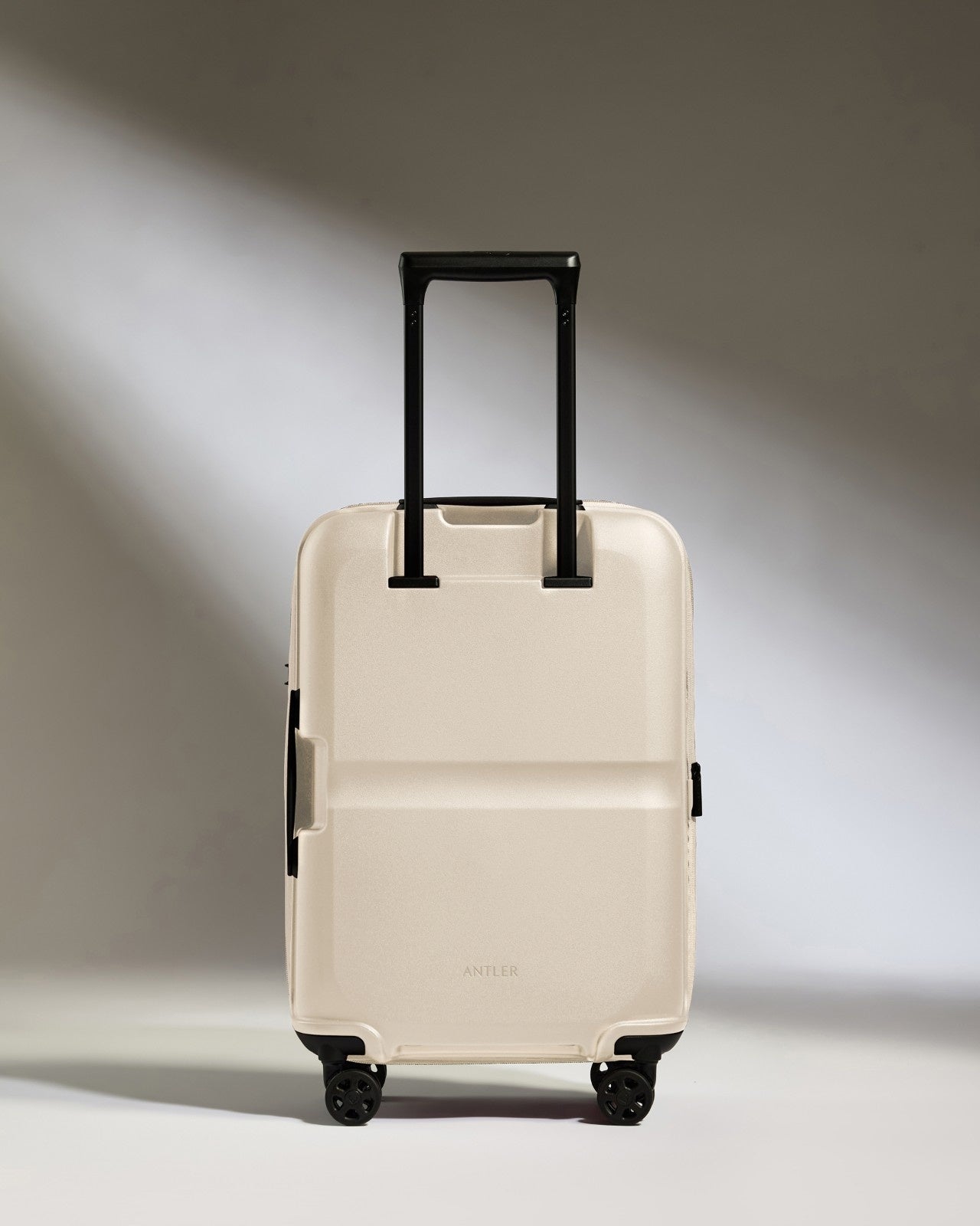 Expandable Carry-on Luggage in Wheat Beige - Single Stripe
