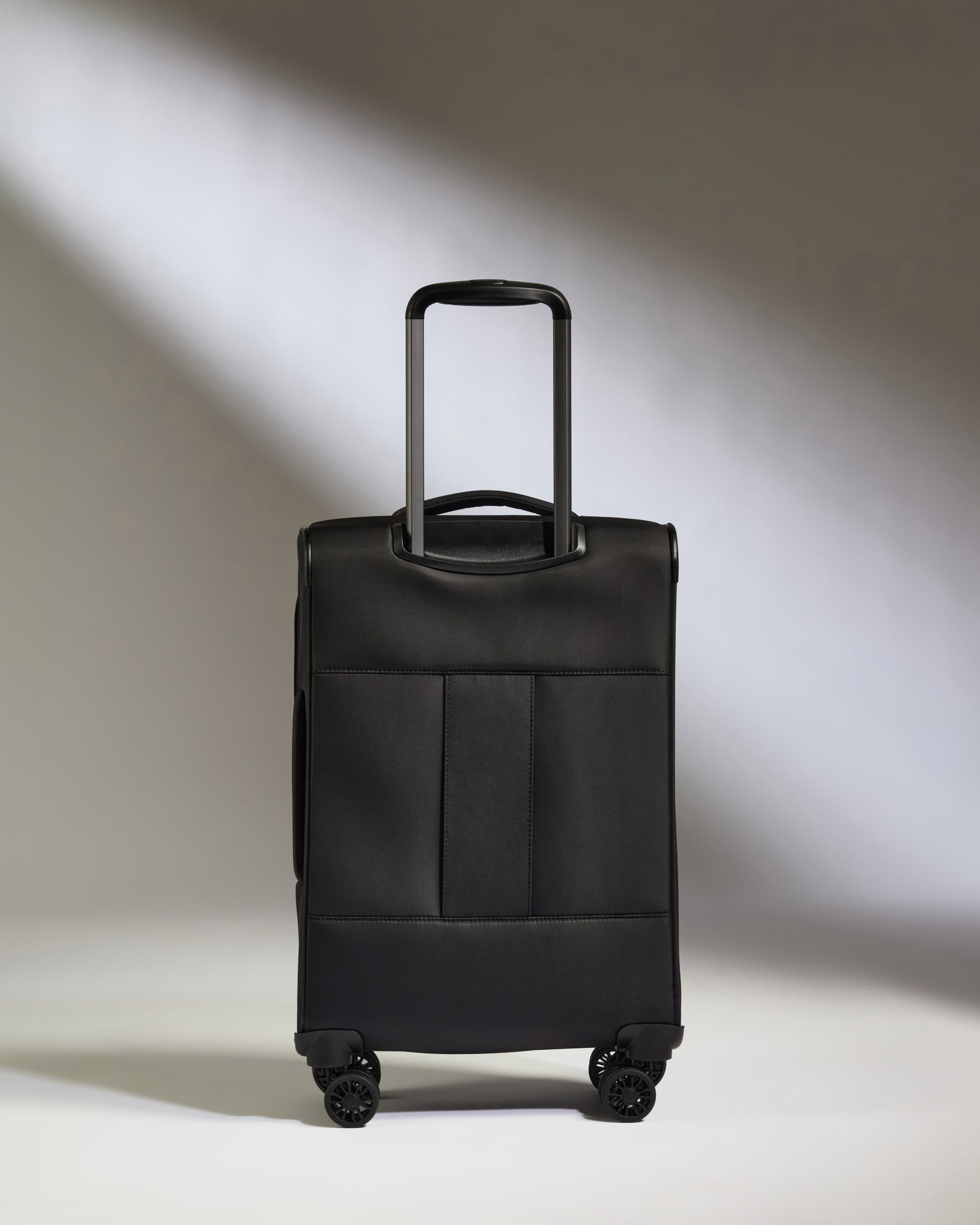 Lightest Expandable Carry-on Luggage in Black - Soft Stripe 2.0