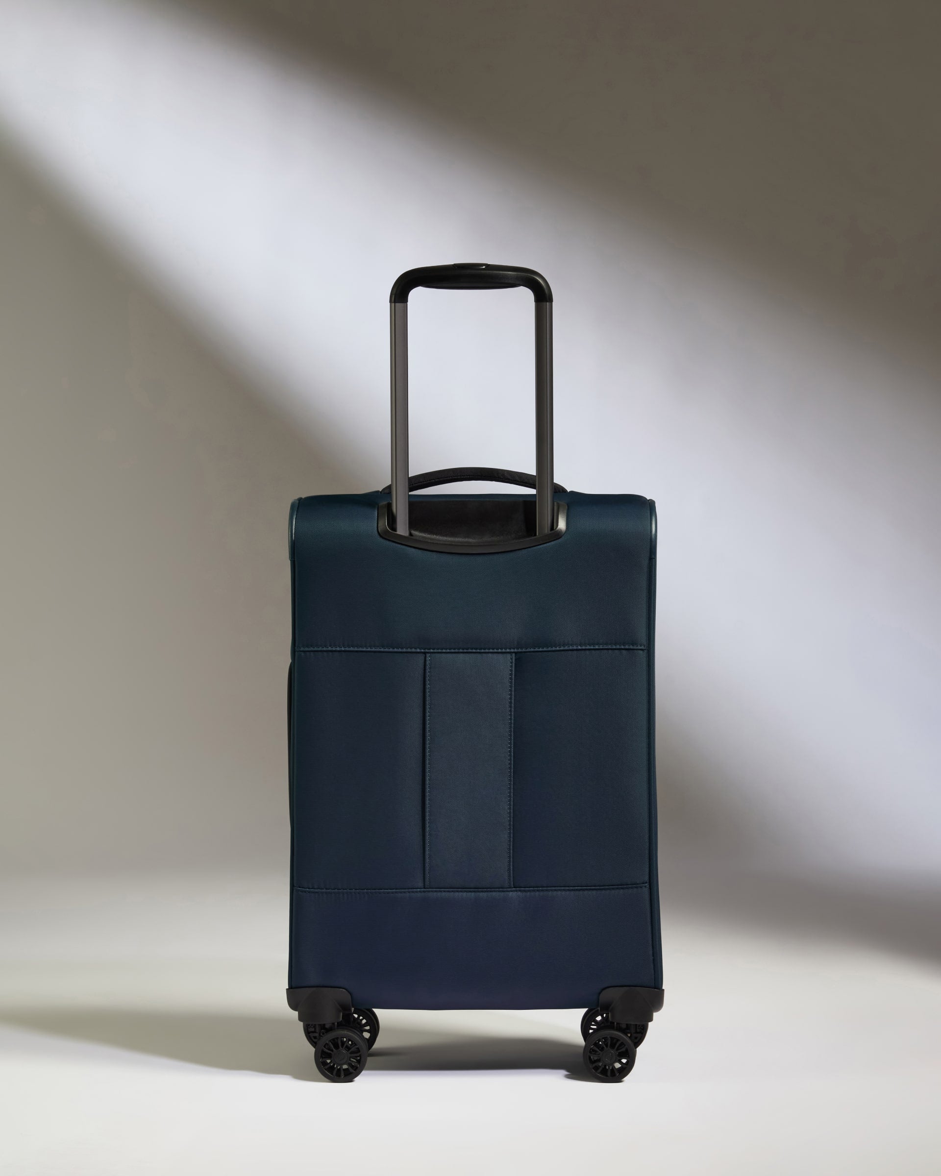 Lightest Expandable Carry-on Luggage in Indigo Blue - Soft Stripe 2.0