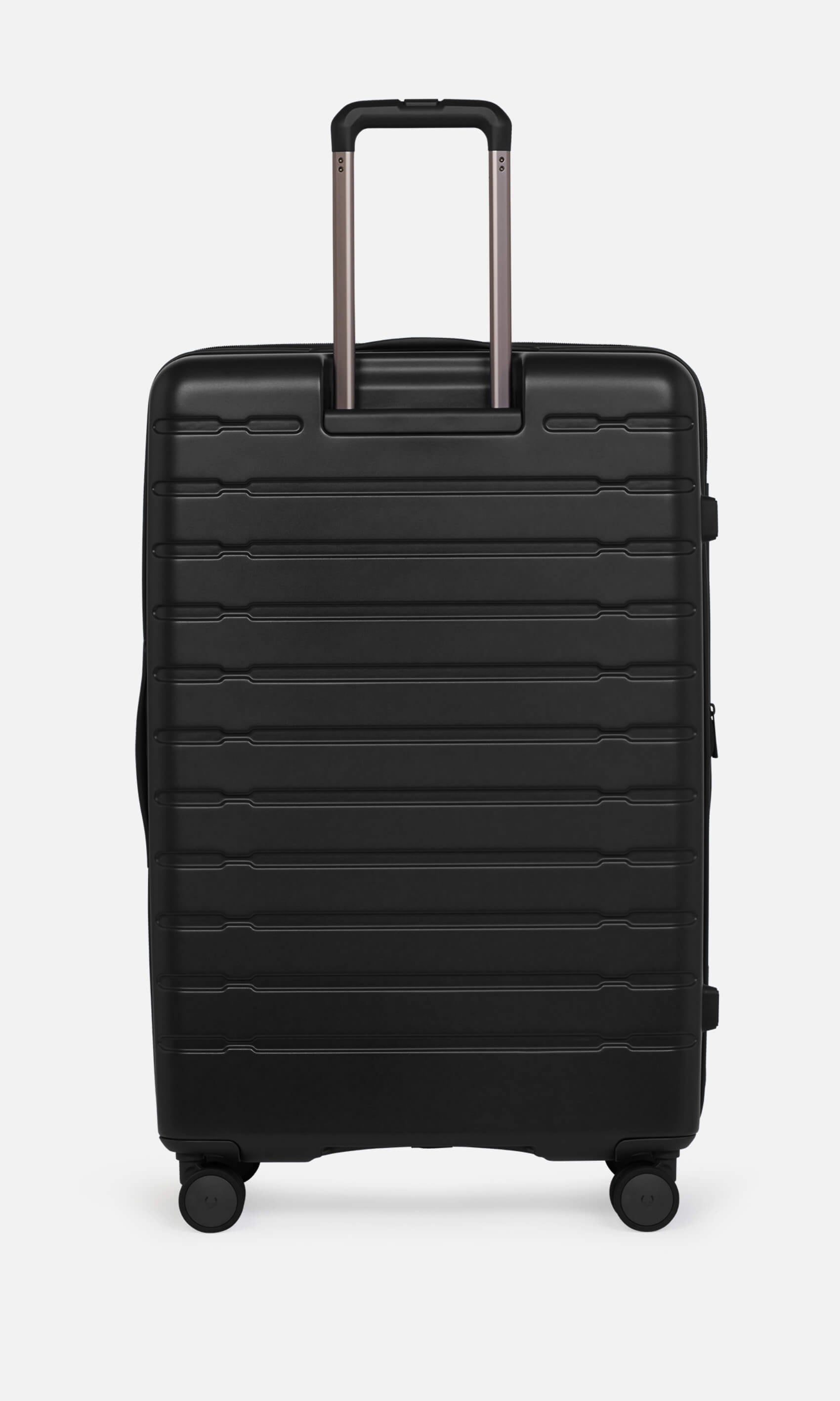 Expandable Carry-on Luggage Set in Midnight Black - Stamford 2.0